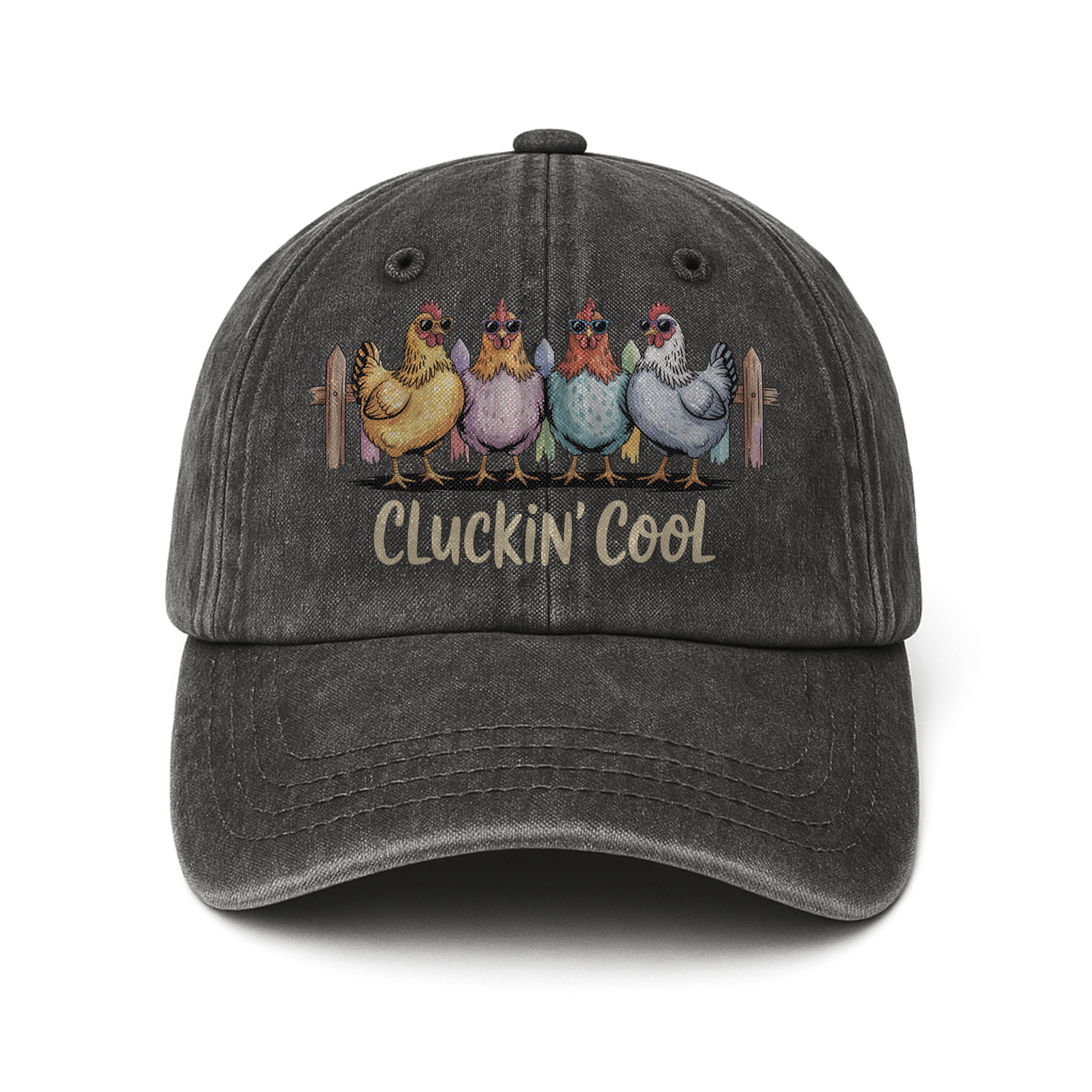 Cluckin' Cool – Barnyard Gang Washed Cap