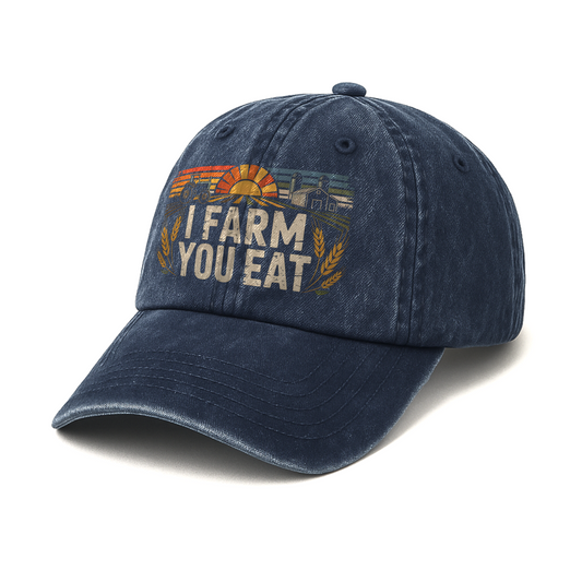 I Farm You Eat – Americana Sunrise Field Washed Cap