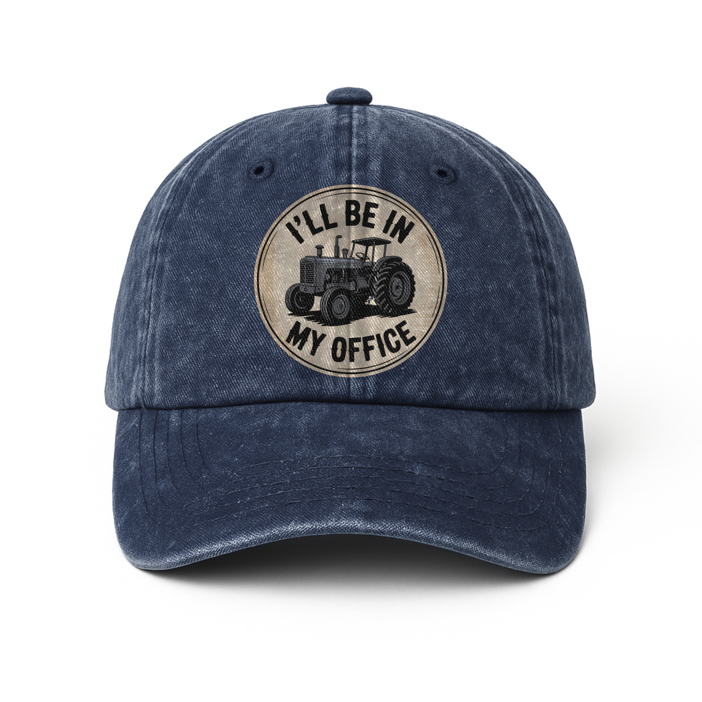 I'll Be in My Office – Retro Tractor Washed Cap