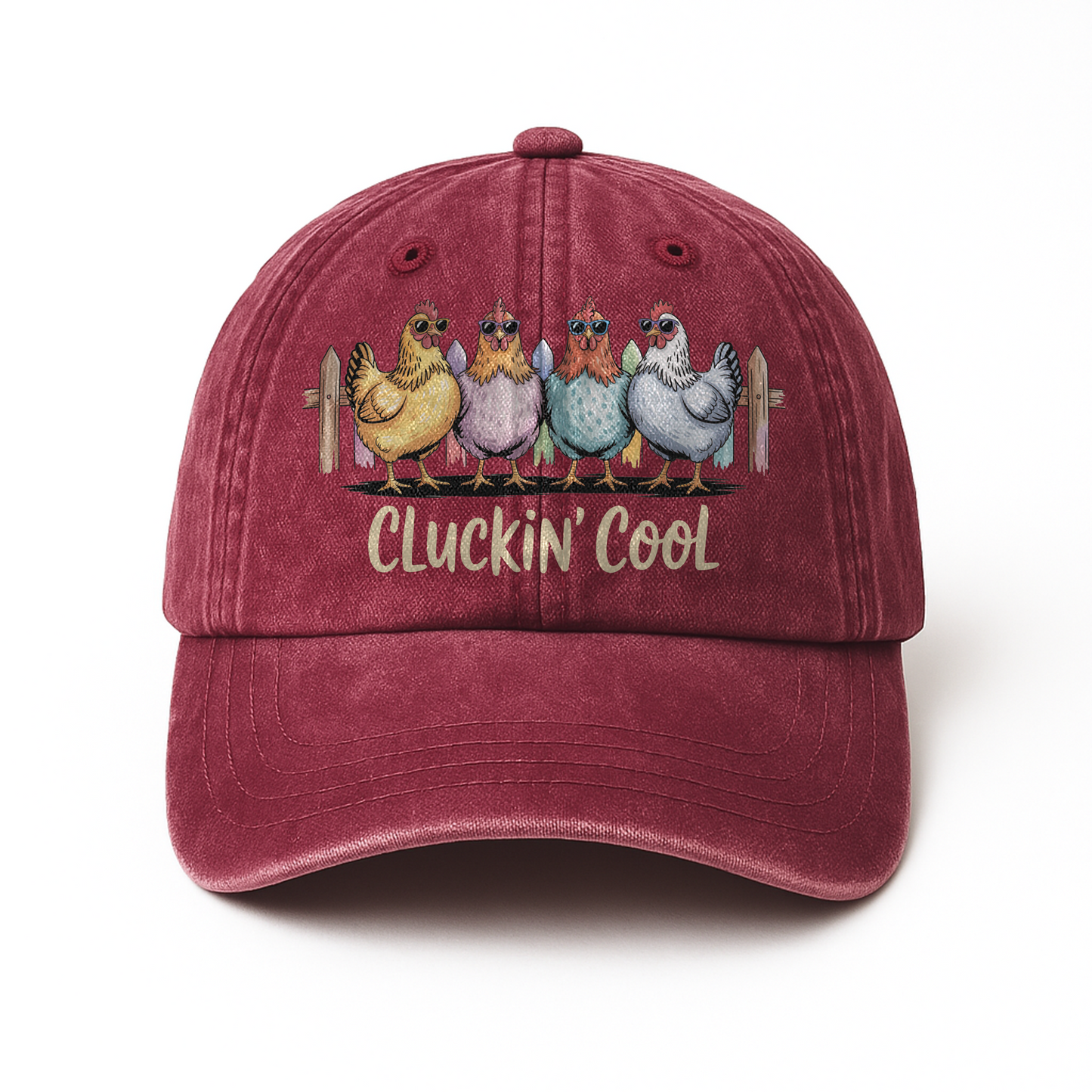 Cluckin' Cool – Barnyard Gang Washed Cap