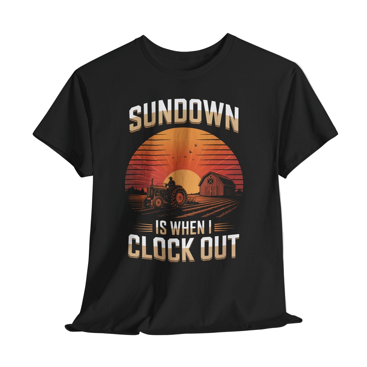 Sundown Is When I Clock Out Vintage T-Shirt