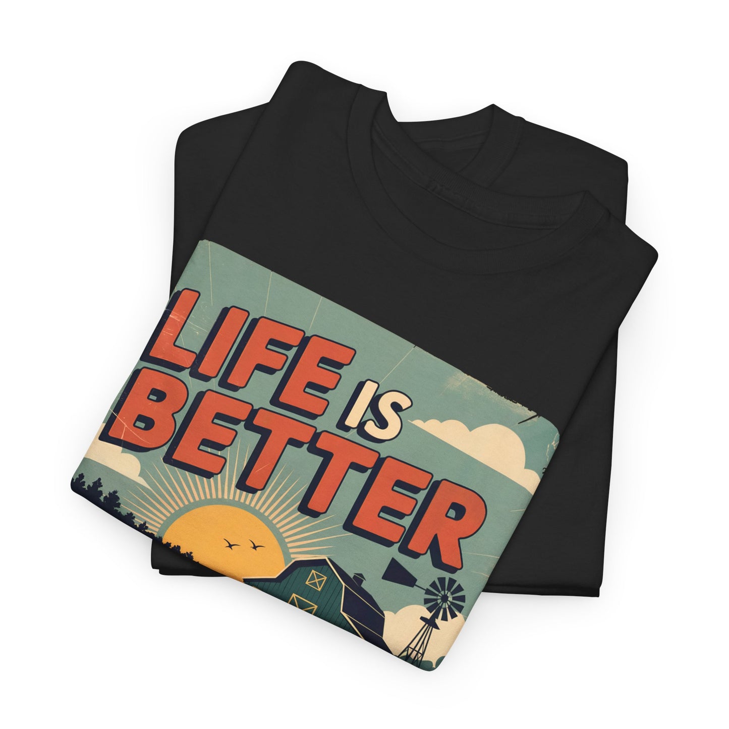 Life Is Better on the Farm Vintage T-Shirt