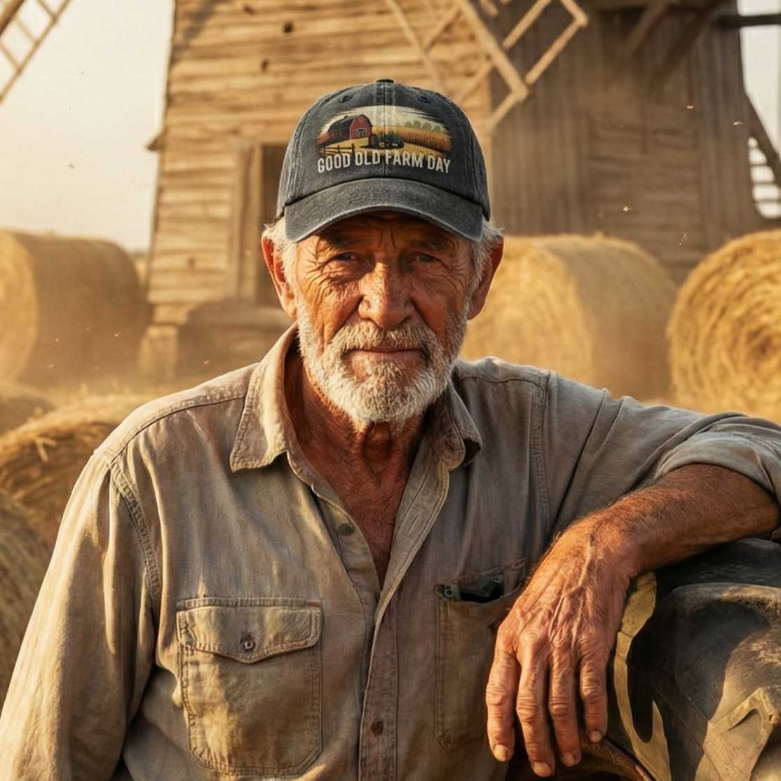 Good Old Farm Day – Nostalgic Homestead Washed Cap
