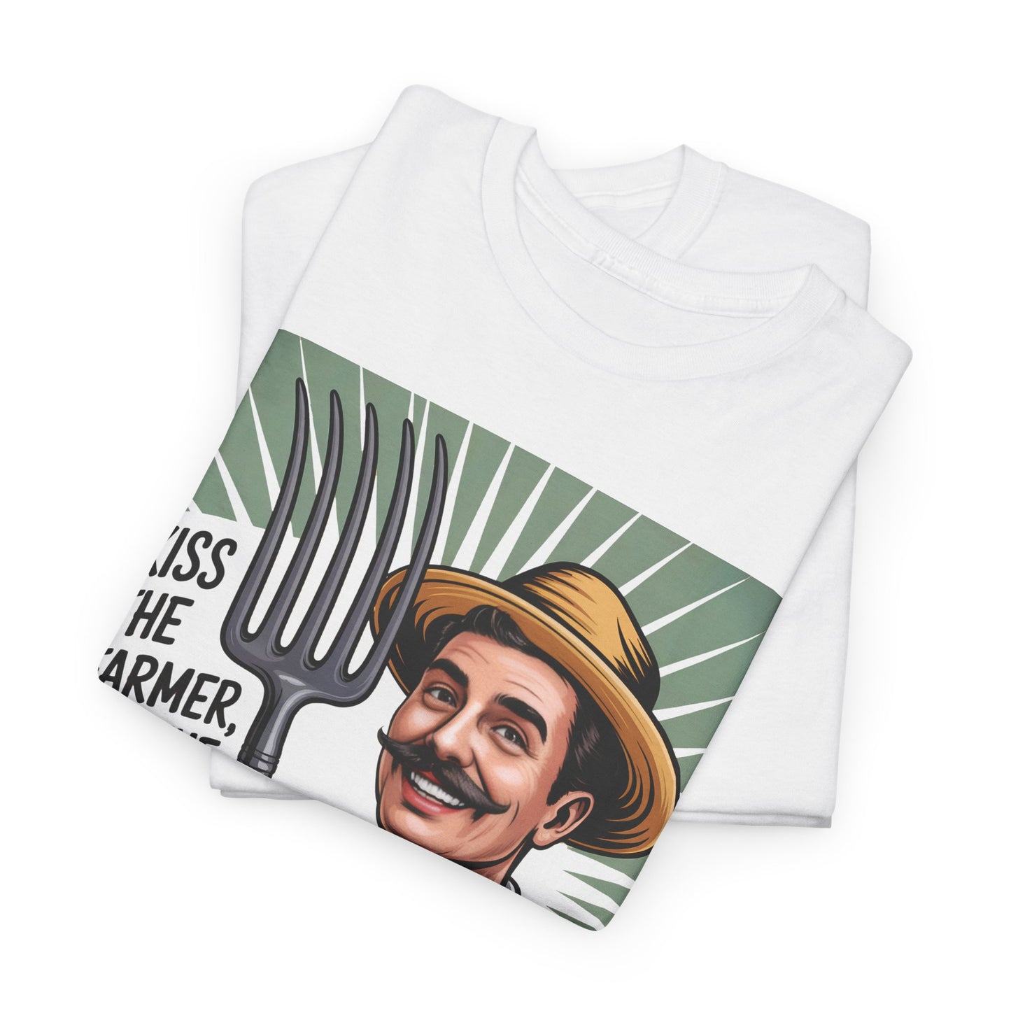 Kiss the Farmer, Not the Boss Vintage T-Shirt