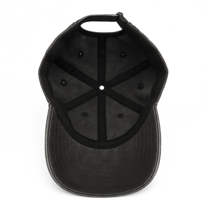 I'll Be in My Office – Minimal Tractor Scene Washed Cap