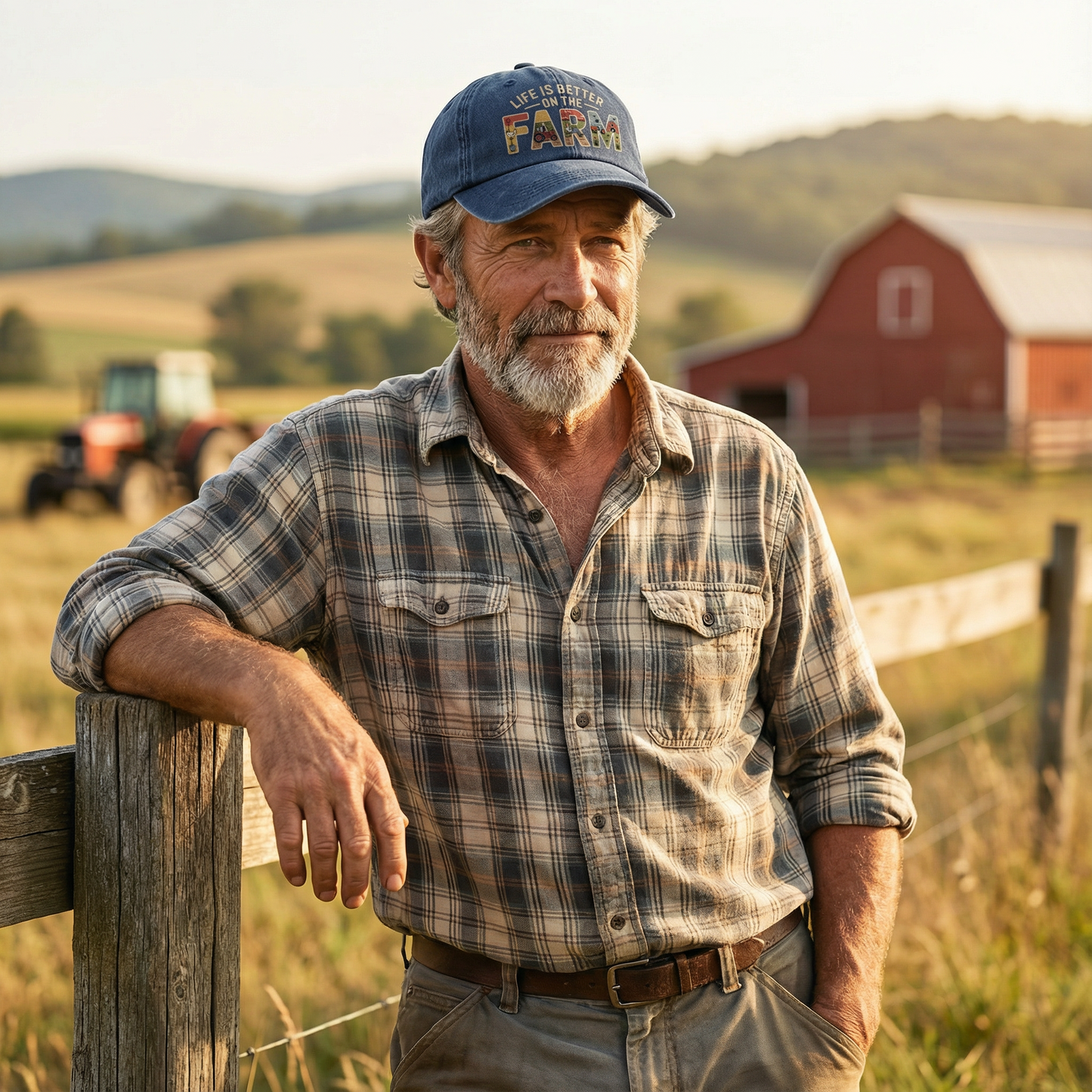 Life Is Better on the Farm – Americana Edition Washed Cap