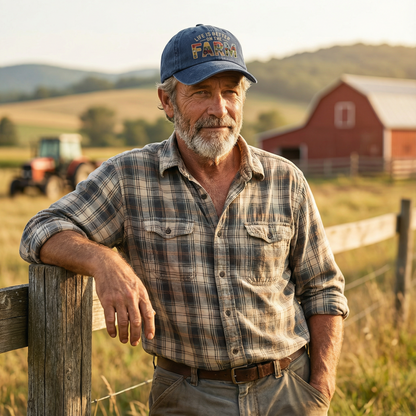 Life Is Better on the Farm – Americana Edition Washed Cap