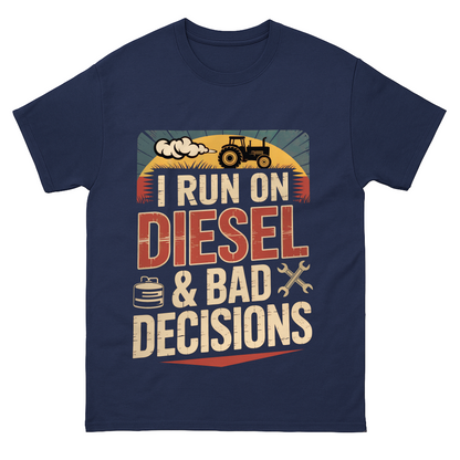 I Run on Diesel & Bad Decisions Vintage T-Shirt