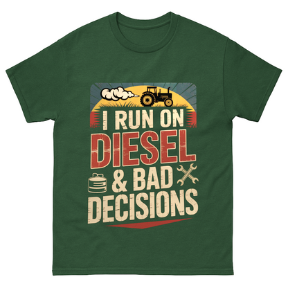 I Run on Diesel & Bad Decisions Vintage T-Shirt