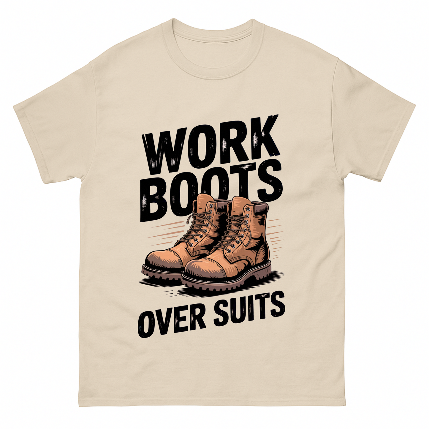 Work Boots Over Suits Vintage T-Shirt