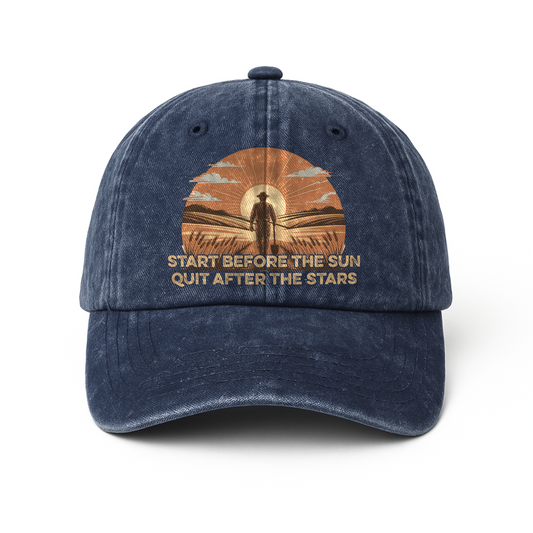 Start Before the Sun – Grit & Glory Washed Cap