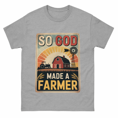 So God Made a Farmer Vintage T-Shirt