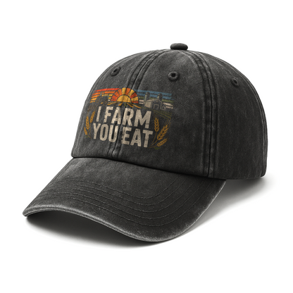 I Farm You Eat – Americana Sunrise Field Washed Cap