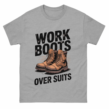 Work Boots Over Suits Vintage T-Shirt