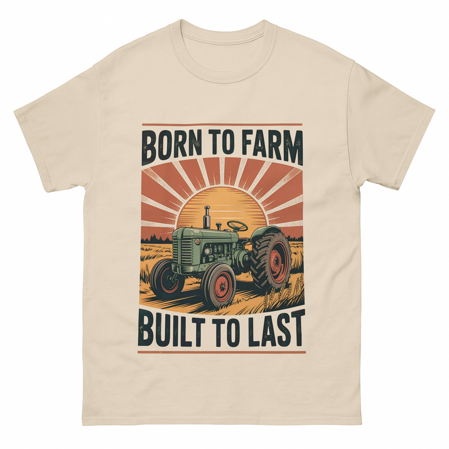 Born to Farm, Built to Last Vintage T-Shirt