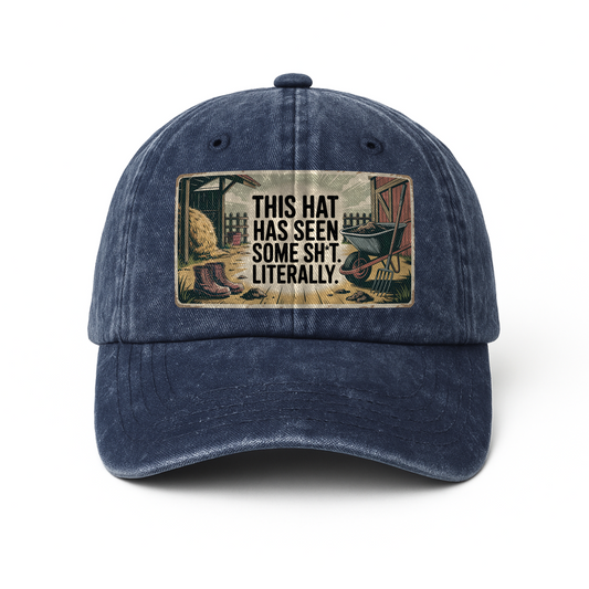 This Hat Has Seen Some Sh*t – Rustic Humor Farm Cap
