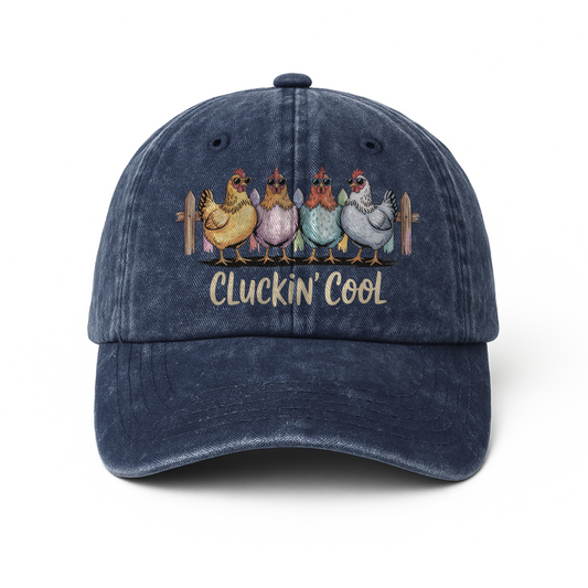 Cluckin' Cool – Barnyard Gang Washed Cap