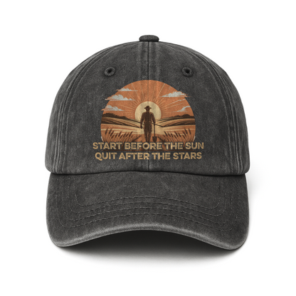 Start Before the Sun – Grit & Glory Washed Cap