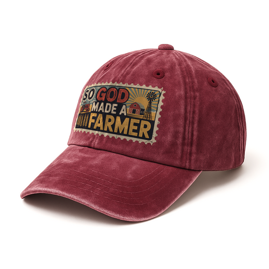 So God Made a Farmer – Americana Homestead Legacy Cap
