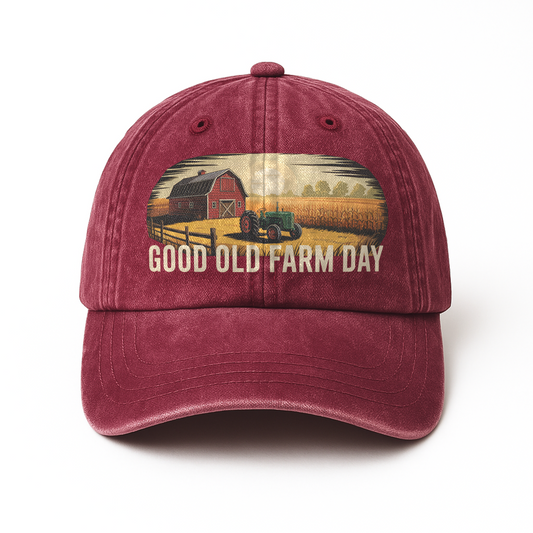 Good Old Farm Day – Nostalgic Homestead Washed Cap