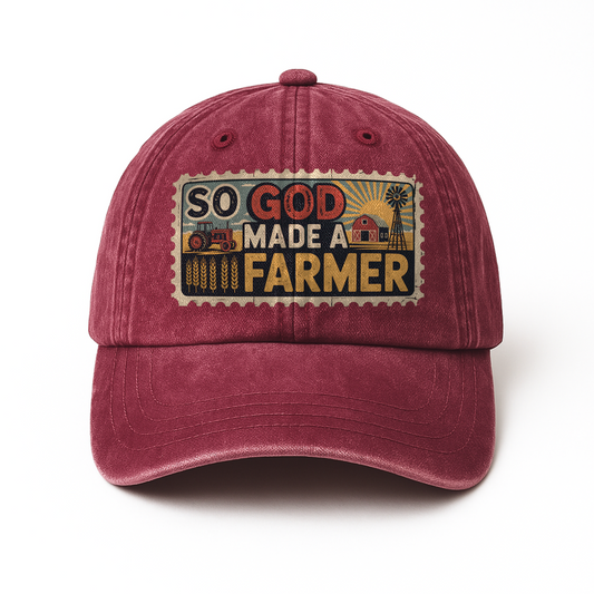 So God Made a Farmer – Americana Homestead Legacy Cap