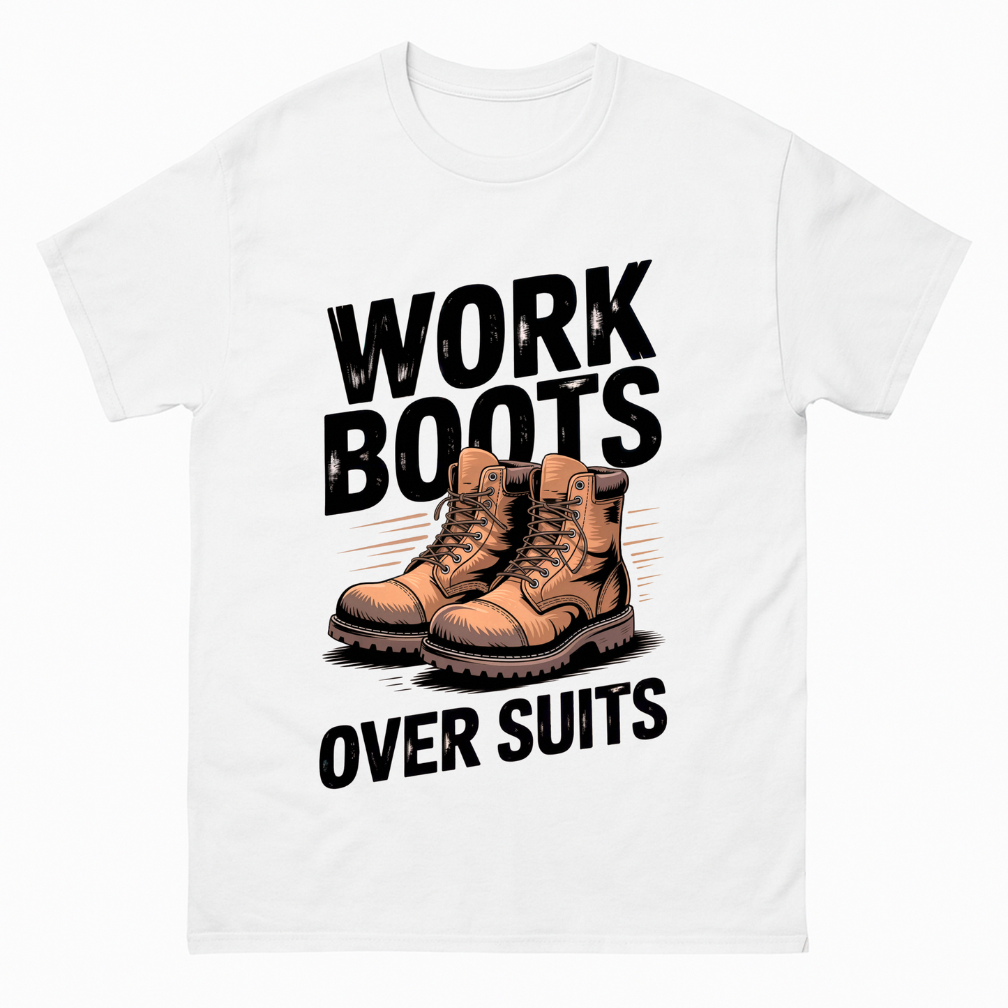Work Boots Over Suits Vintage T-Shirt